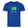 U3 - Unisex Bio T-Shirt - Dunkelblau