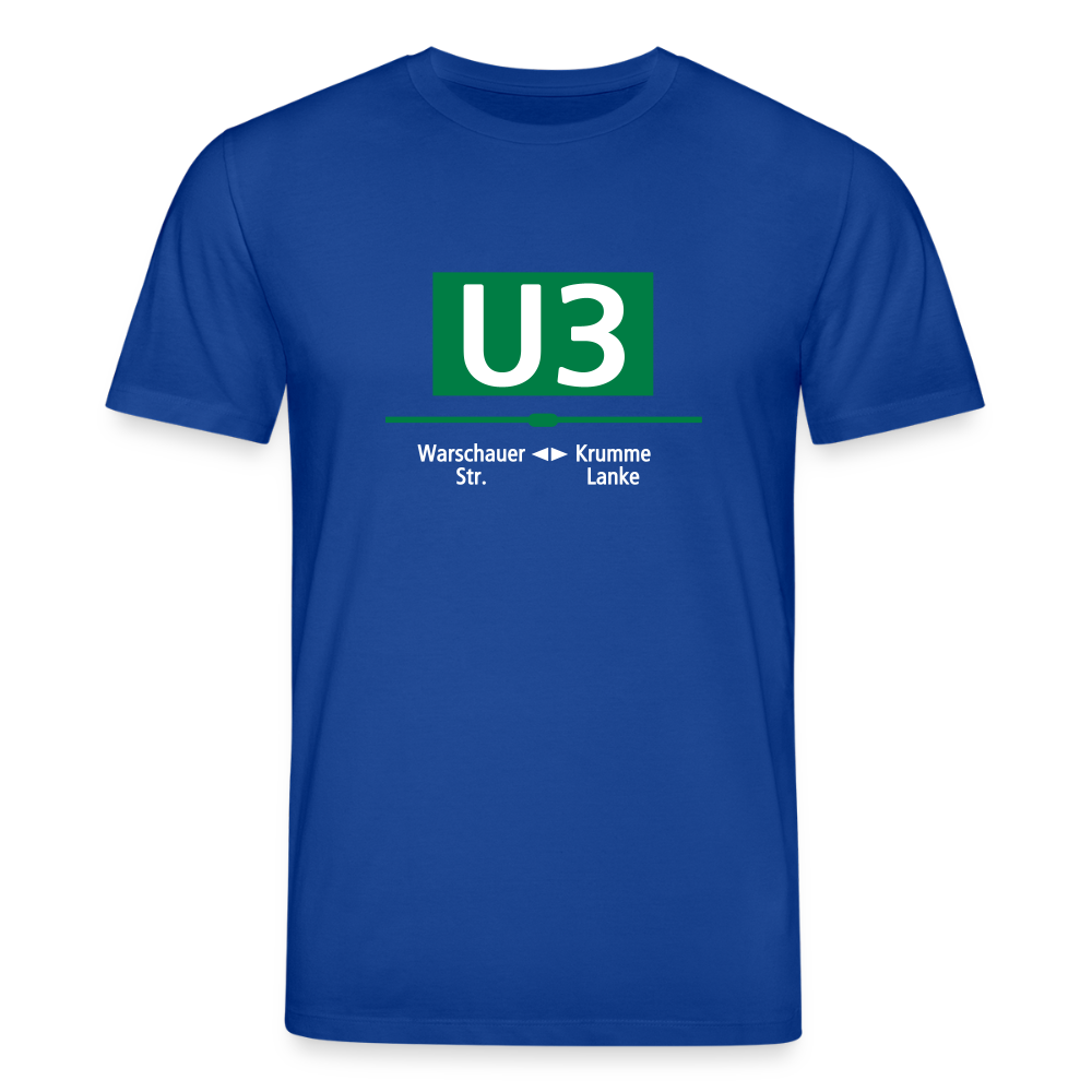 U3 - Unisex Bio T-Shirt - Dunkelblau