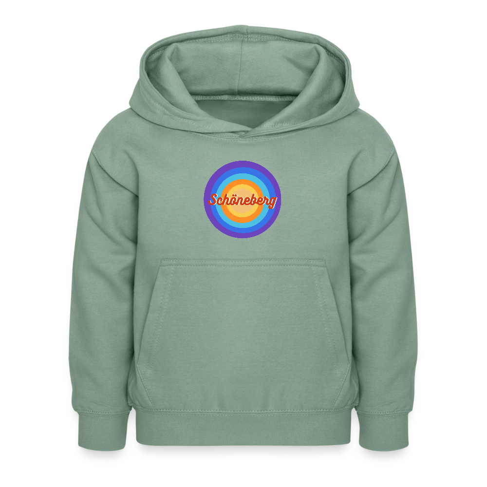 Schöneberg retro - Kinder Hoodie - Graugrün
