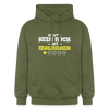 Keen Bock uff Erwachsensein - Hoodie - Militärgrün