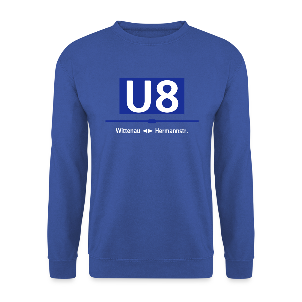 U8 - Unisex Pullover - Royalblau