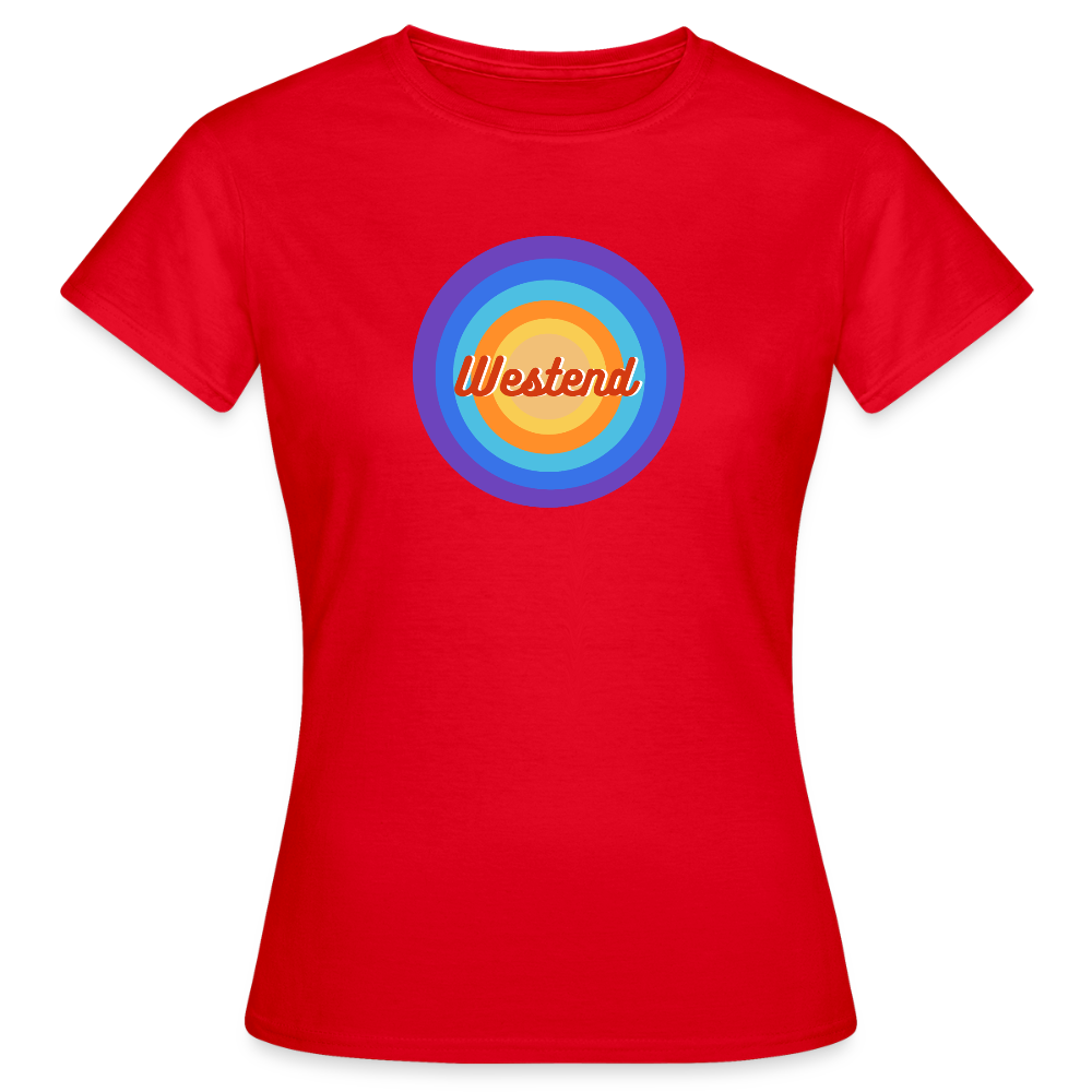 Westend Retro - Frauen Premium T-Shirt - Rot