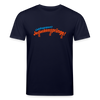 Lieblingssport? Jedankensprünge! - Unisex Bio T-Shirt - Navy