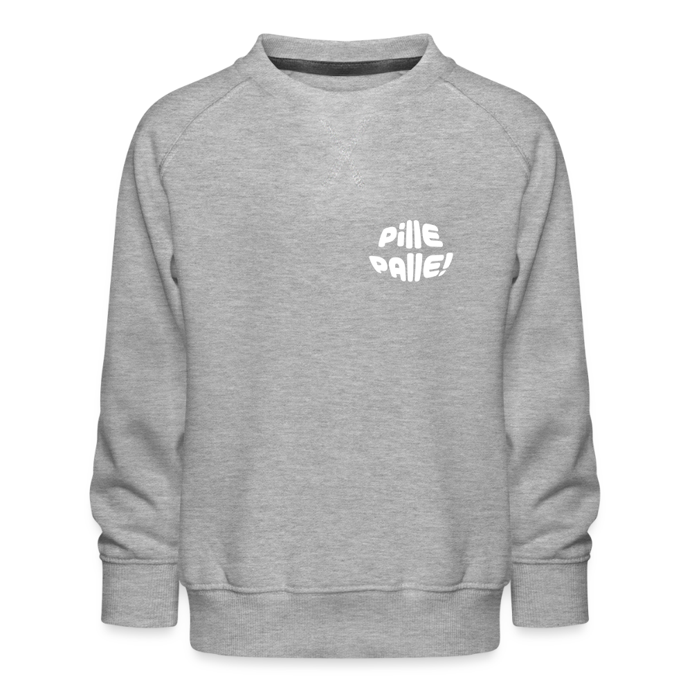 Pille Palle - Kinder Premium Sweatshirt - Grau meliert