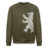 Berliner Bär im Netz - weiß - Unisex Bio Sweatshirt - Khaki