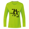 Mo le cule Man - Frauen Sport Langarmshirt - Neongrün
