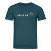 Jeduld am Ende - Unisex Bio T-Shirt - Dunkles Petrol