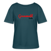 Grunewald Berlin - Relaxed Rundhals Frauen Bio-T-Shirt - Dunkles Petrol