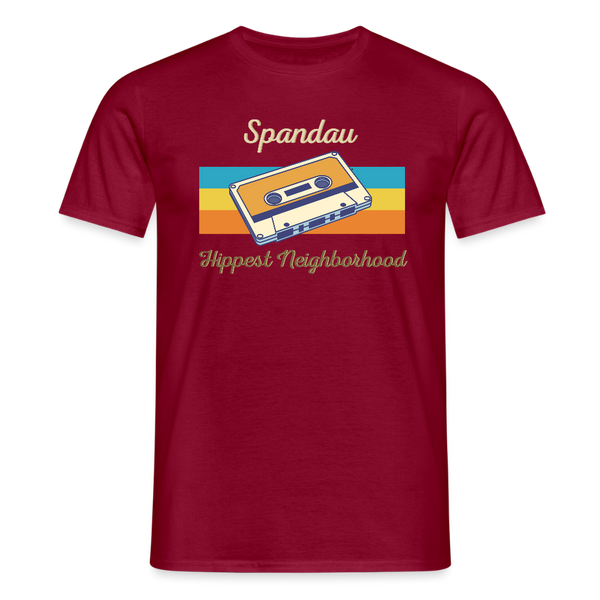 Spandau Hippest Neighborhood - Männer Premium T-Shirt - Ziegelrot