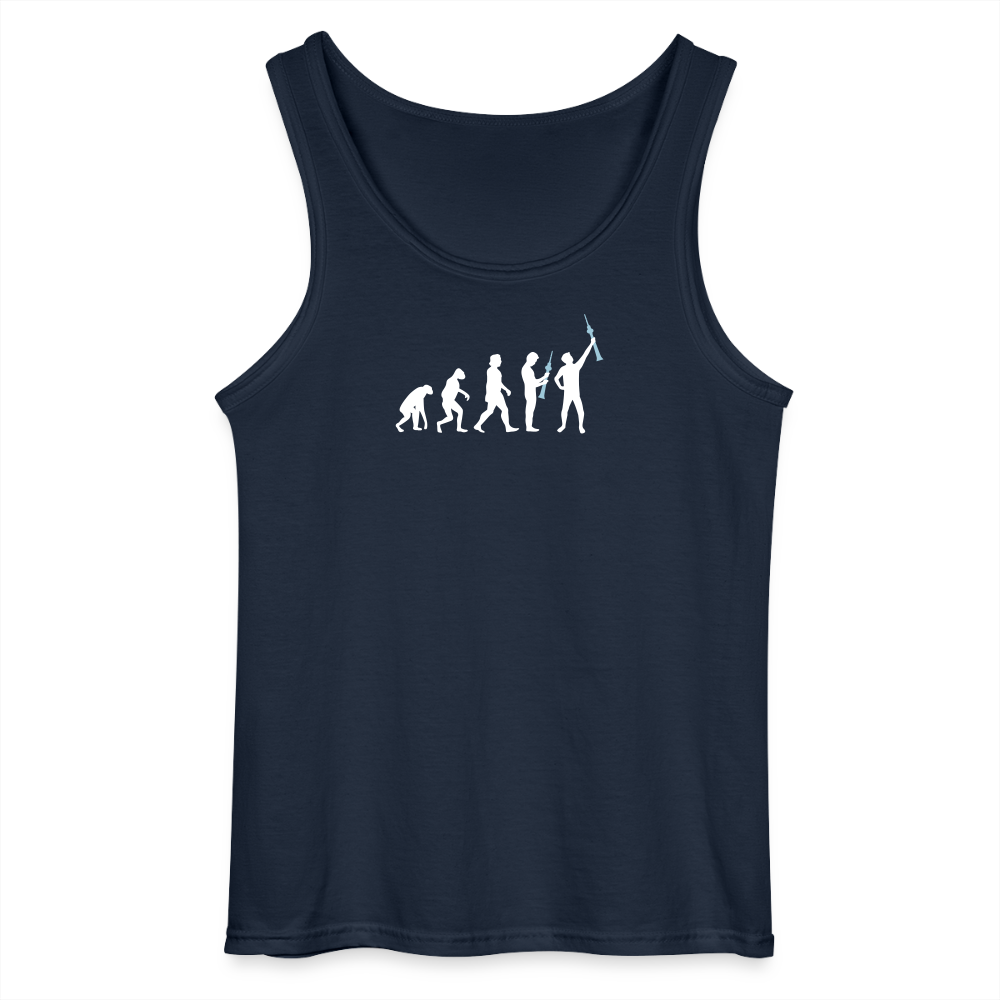 Evolution - Männer Tank Top - Navy
