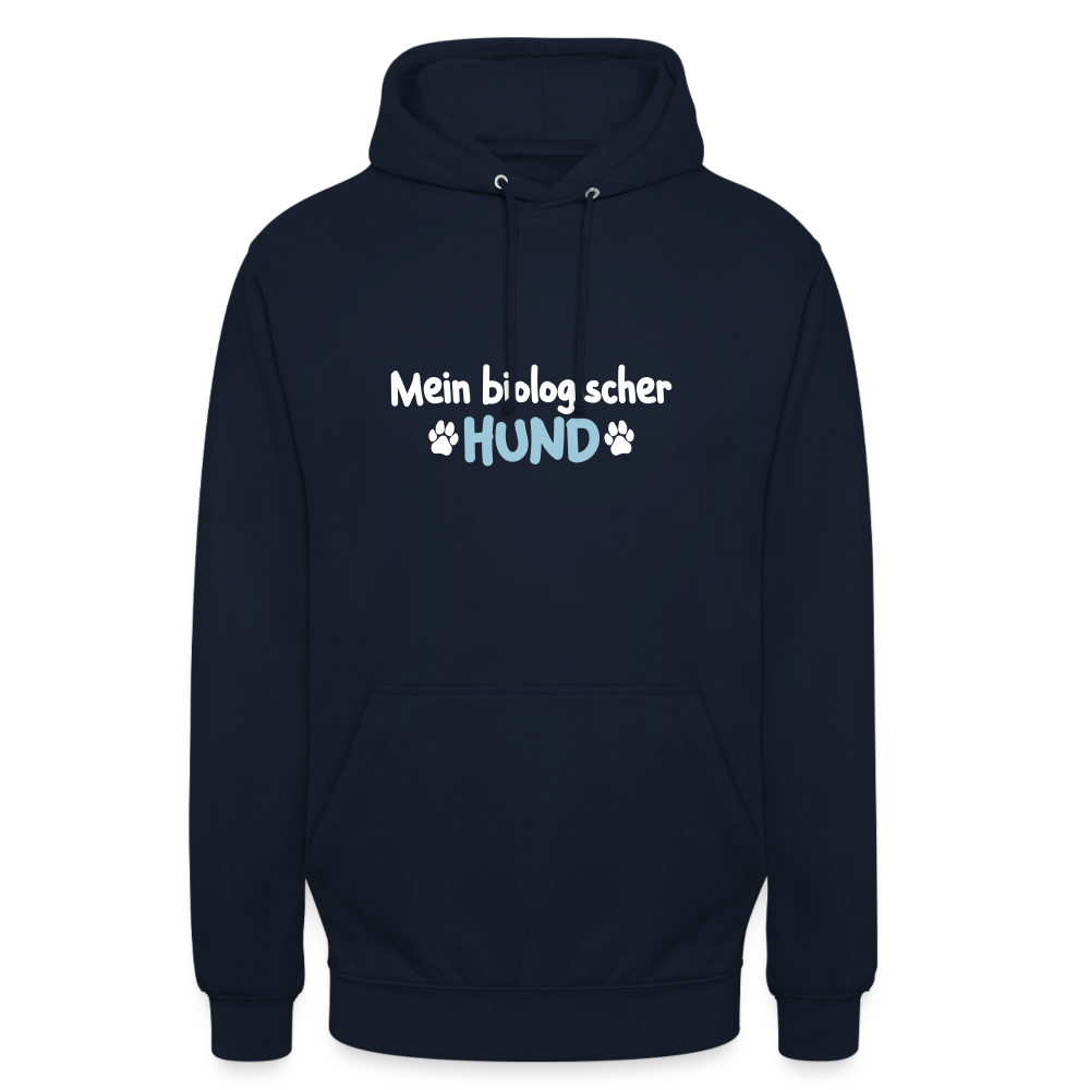 Mein biologischer Hund. - Unisex Hoodie - Navy