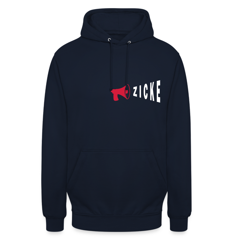 Zicke - Unisex Hoodie - Navy