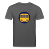 U-Bahntunnel - Unisex Bio T-Shirt - Anthrazit