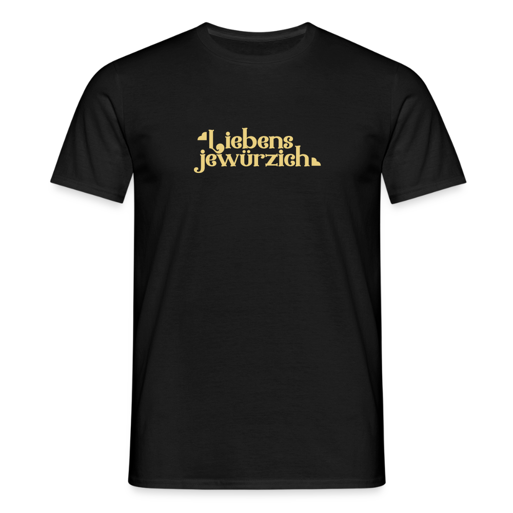 Liebensjewürzich - Männer Premium T-Shirt - Schwarz