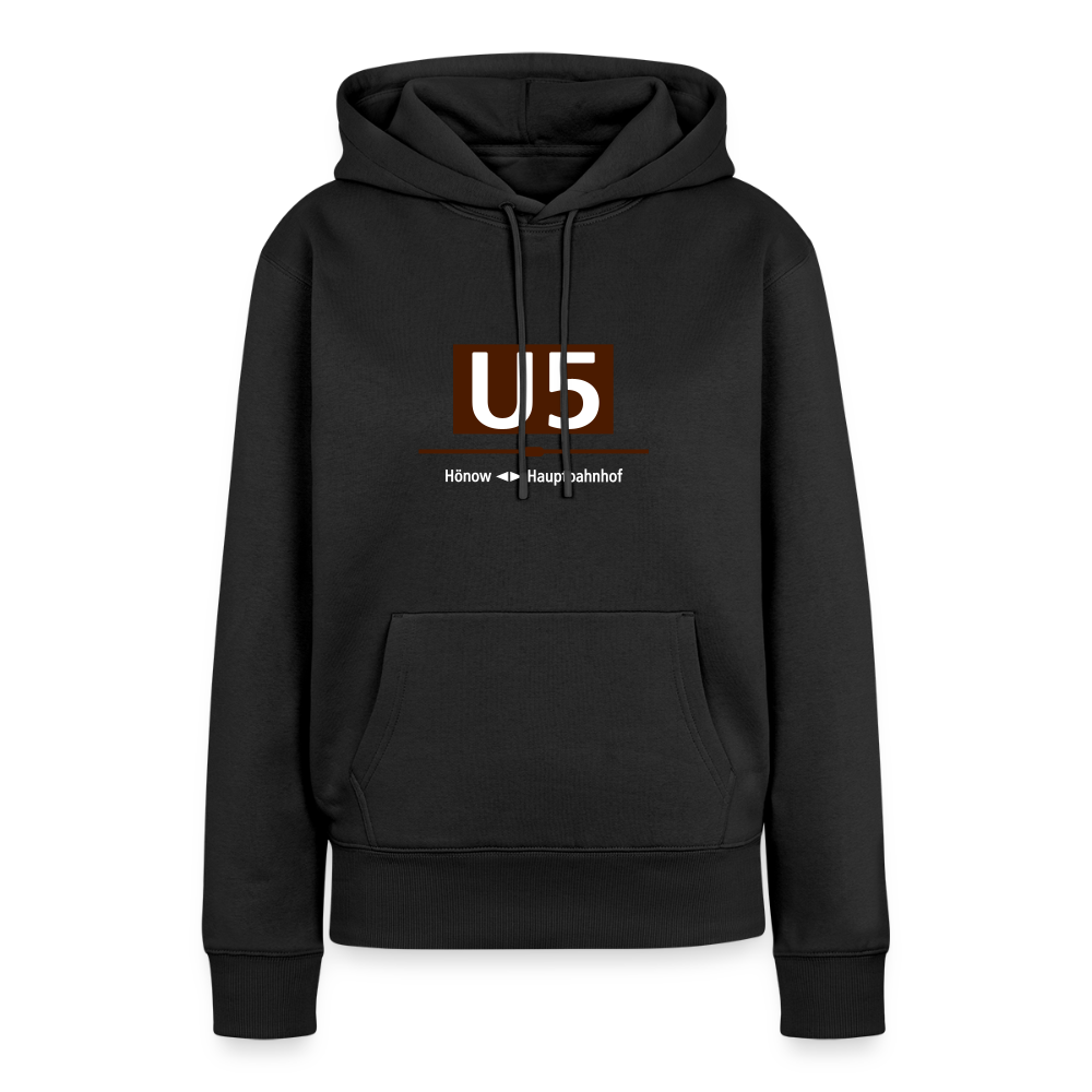 U5 - Frauen Premium Hoodie - Schwarz