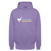 wär ick mal liejenjeblieben - Unisex Hoodie - Lavendel