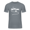 Aus der Stadt radeln - Männer Sport-Shirt - Grau
