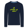 Dit eskaliat eh wilda  - Kinder Langarmshirt - Navy