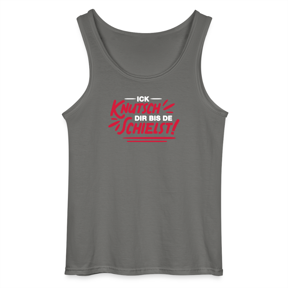 Ick knutsch dir! - Männer Tank Top - Anthrazit