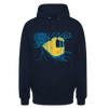 U-Bahn in Linien - Unisex Hoodie - Navy
