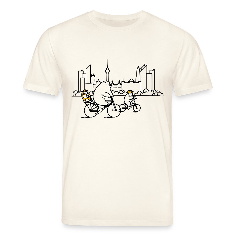 Fahrradtour Berlin - Unisex Bio T-Shirt - Naturweiß
