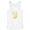 Keen Bock druff! - Frauen Bio Tank Top - Weiß