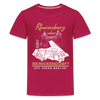Rheinsberg oder Reinickendorf - Teenager Premium T-Shirt - dunkles Pink