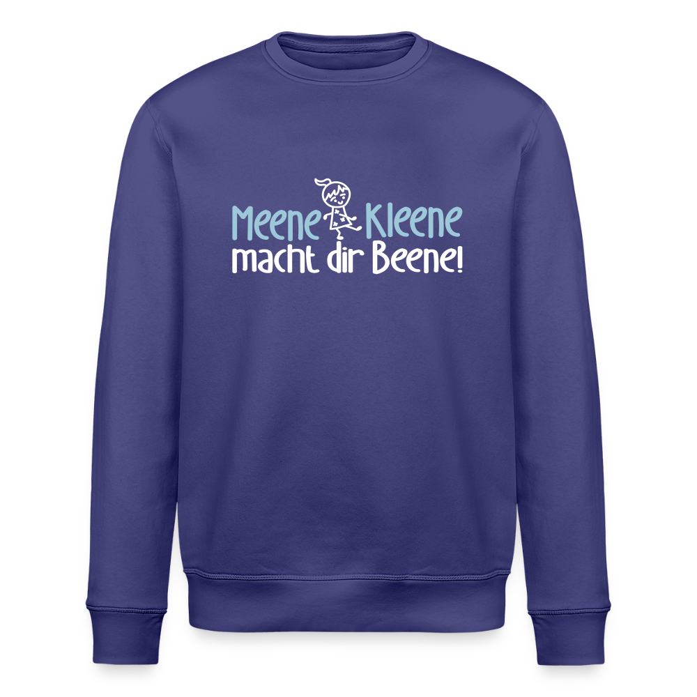 Meene Kleene macht dir Beene! - Unisex Bio Sweatshirt - Dämmerung
