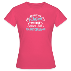 Könnt' ick fliejen, wär ick zu faul zum Flüjelschlagen - Frauen Premium T-Shirt