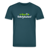 Glück? Selbstjebacken - Unisex Bio T-Shirt - Dunkles Petrol