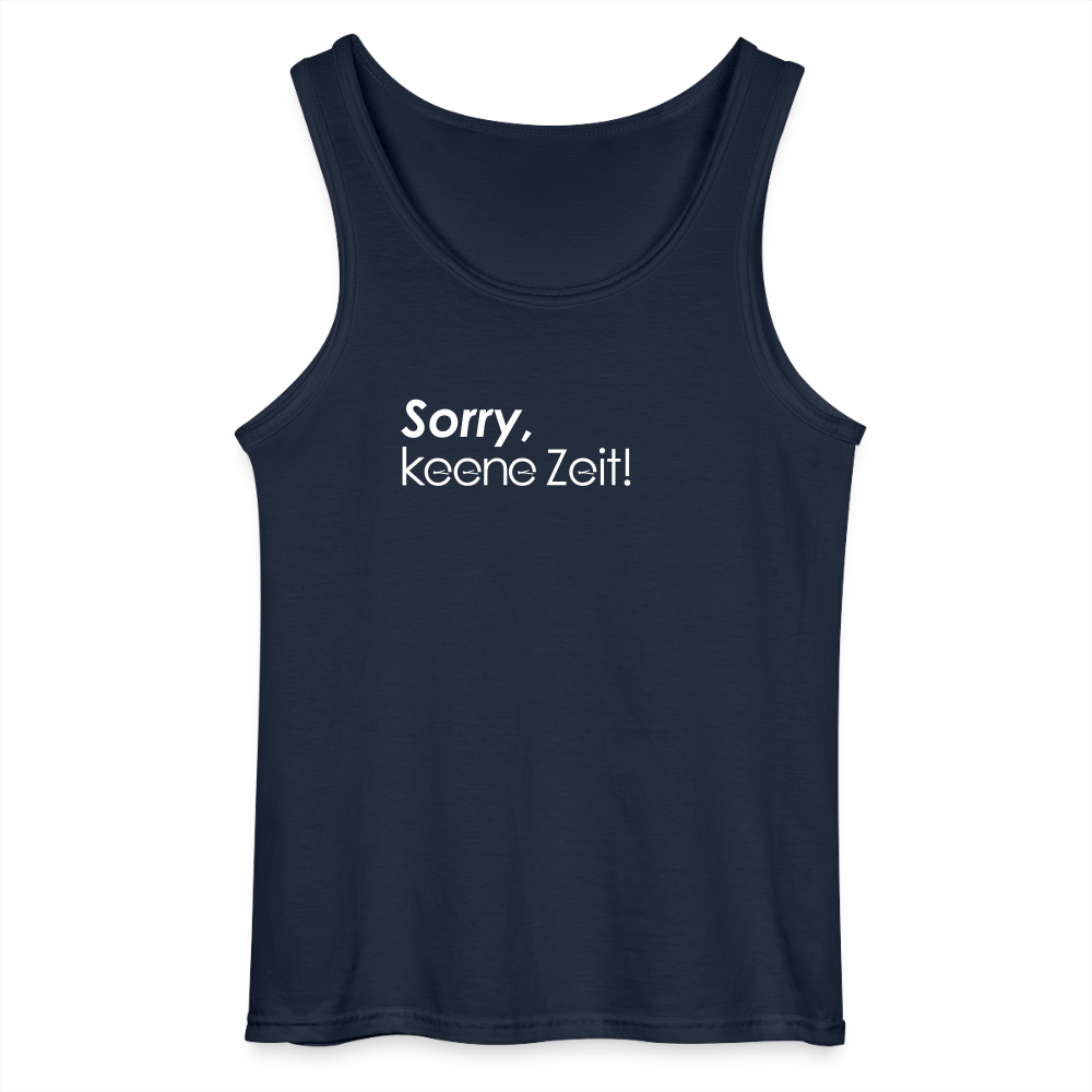 Sorry, keene Zeit! - Männer Tank Top - Navy
