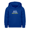 aba jut, uff jeht's! - Kinder Hoodie - Royalblau