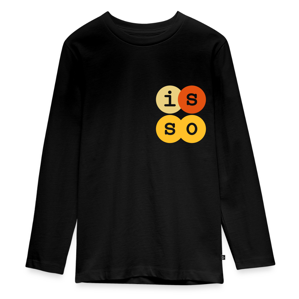 IsSo - Teenager Langarmshirt - Schwarz