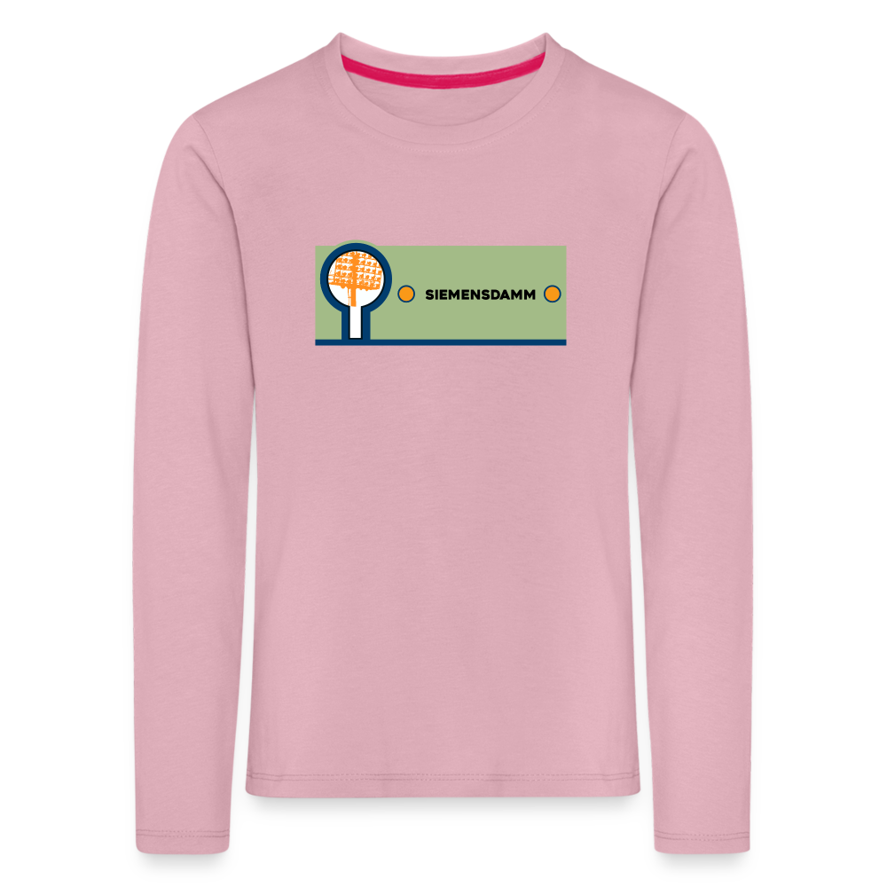 Siemensdamm - Kinder Langarmshirt - Hellrosa