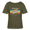 Schöneberg Hippest Neighborhood - Relaxed Rundhals Frauen Bio-T-Shirt - Khaki