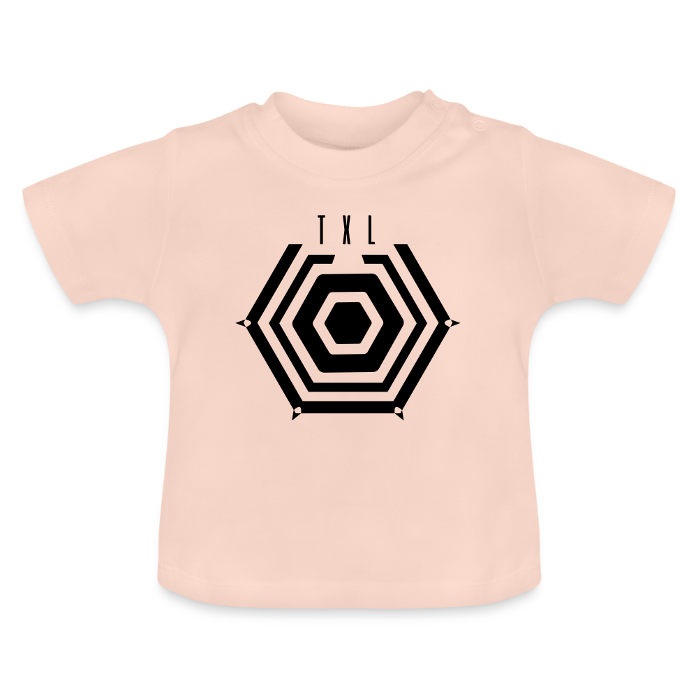 Tegel TXL Umrisse - Baby T-Shirt - Kristallrosa
