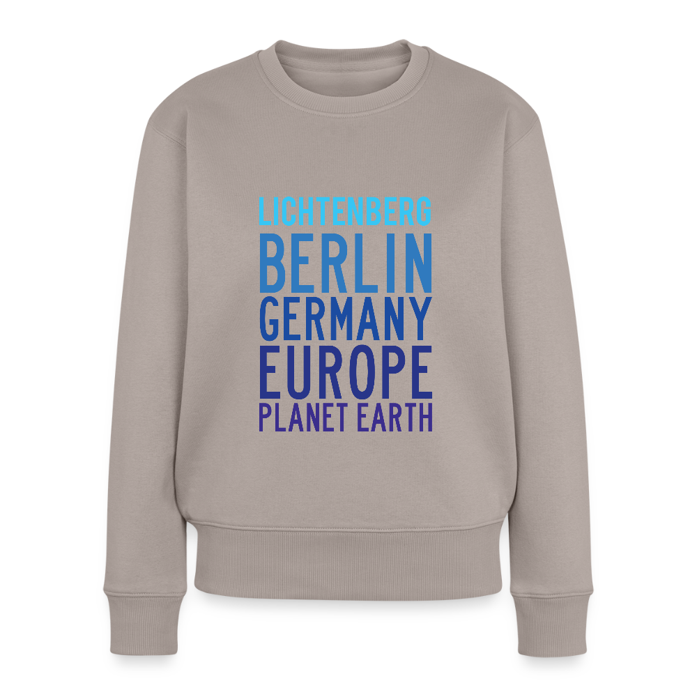Lichtenberg Planet Earth - Frauen Premium Pullover - Taupe