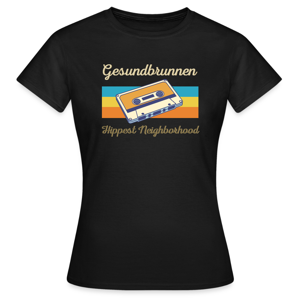 Gesundbrunnen Hippest Neighborhood - Frauen Premium T-Shirt - Schwarz