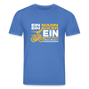 Ein Mann, Ein Biker, Ein Berliner - Unisex Bio T-Shirt - Achtsames Blau