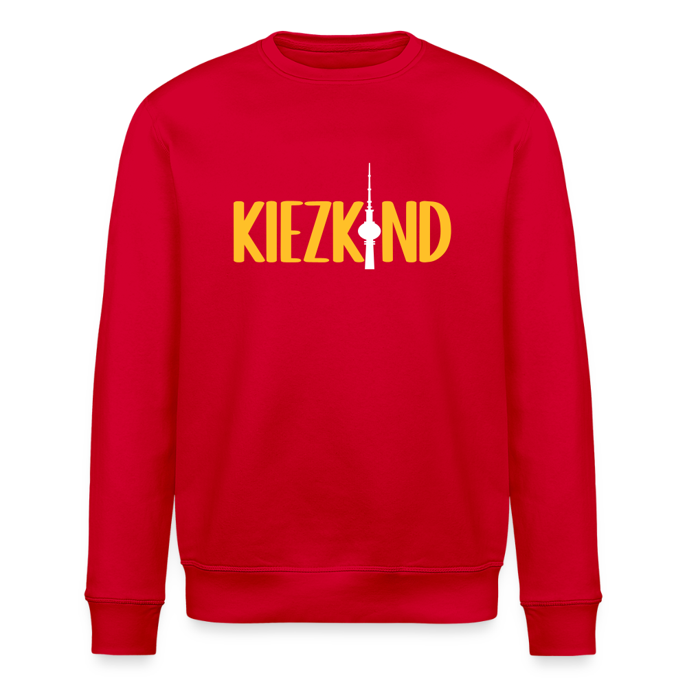Kiezkind - Unisex Bio Sweatshirt - Rot