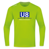 U8 - Männer Sport Langamshirt - Neongrün
