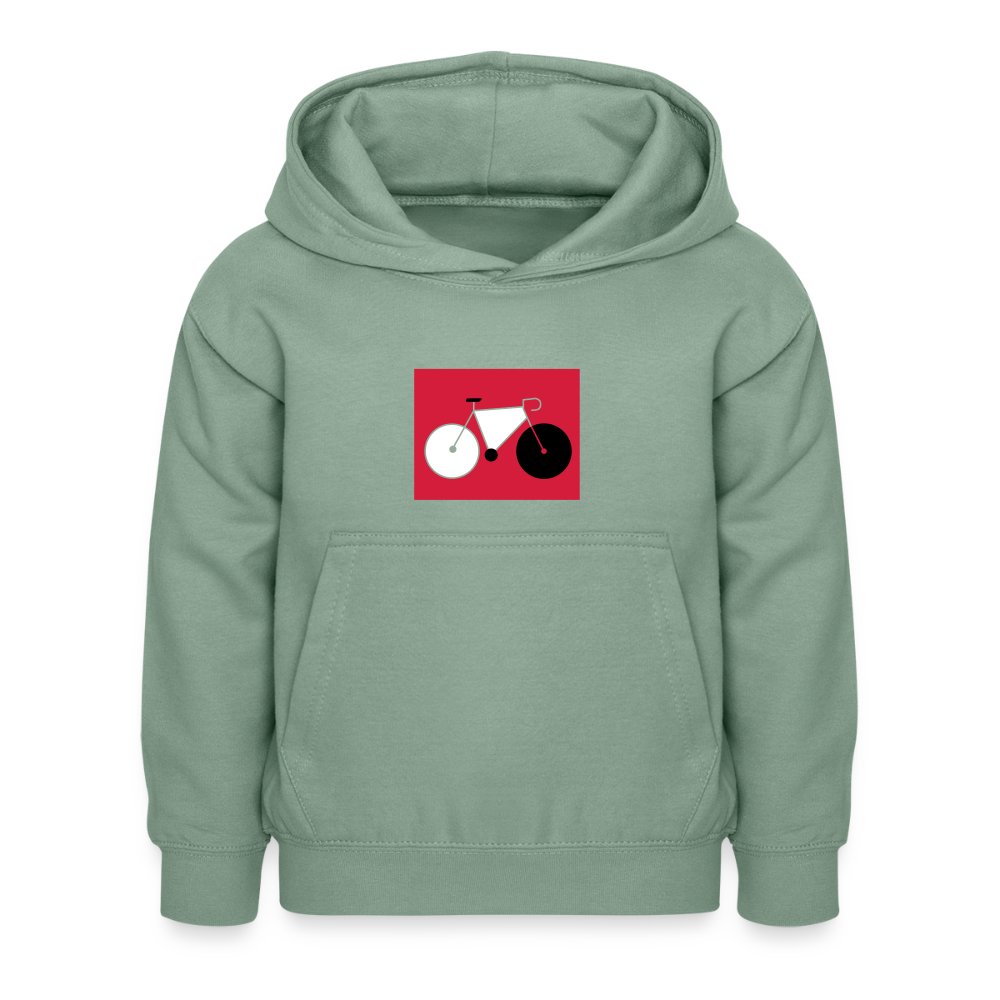 Berliner Tretmühle - Kinder Hoodie - Graugrün