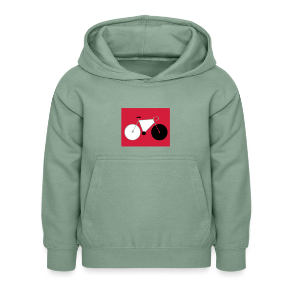 Berliner Tretmühle - Kinder Hoodie - Graugrün