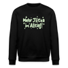 Mehr Jlitzer im Alltag! - Unisex Bio Sweatshirt - Schwarz