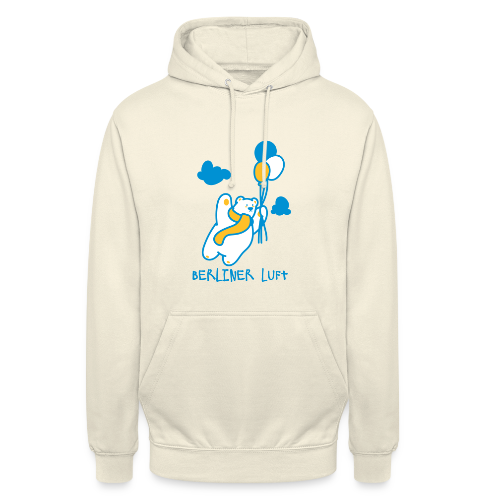 Der Bär fliegt - Unisex Hoodie - Vanille-Milchshake