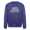 aba jut, uff jeht's! - Unisex Bio Sweatshirt - Dämmerung