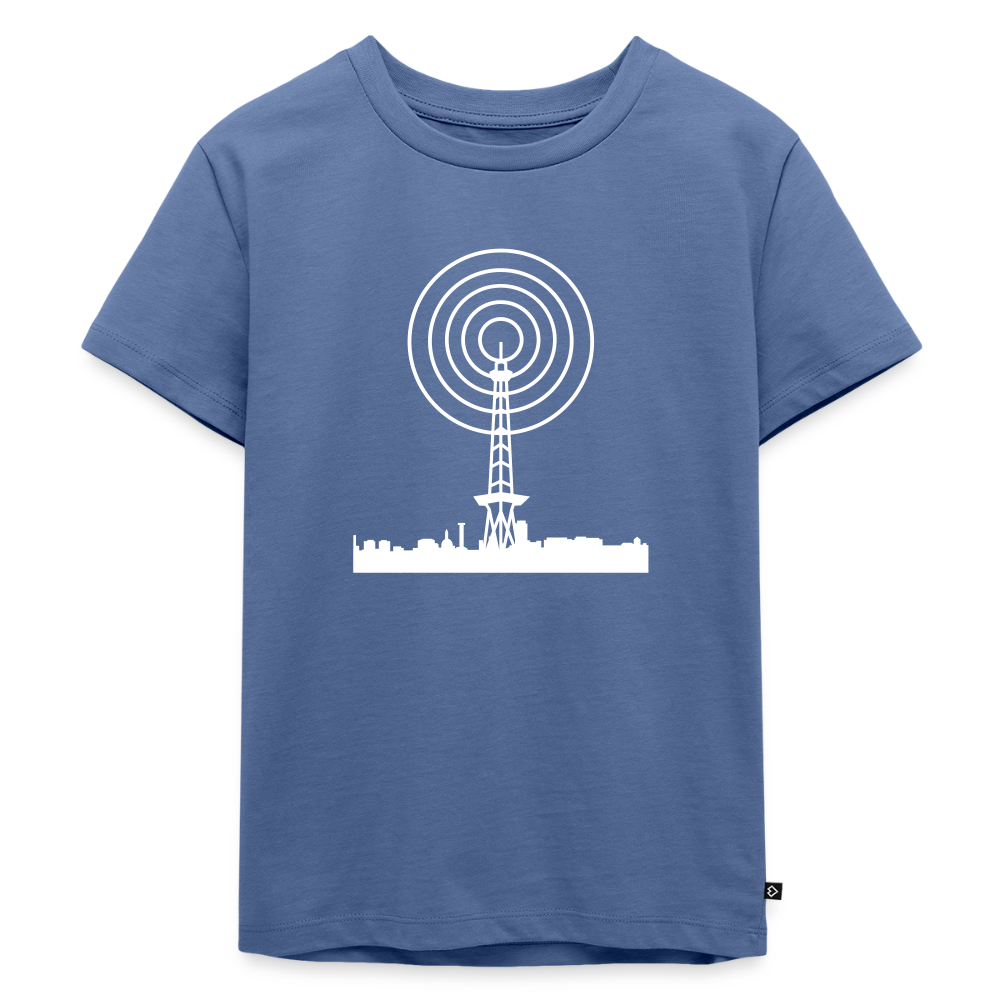 Funkturm im Fokus - Kinder Premium T-Shirt - Taubenblau