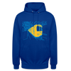 U-Bahn in Linien - Unisex Hoodie - Royalblau