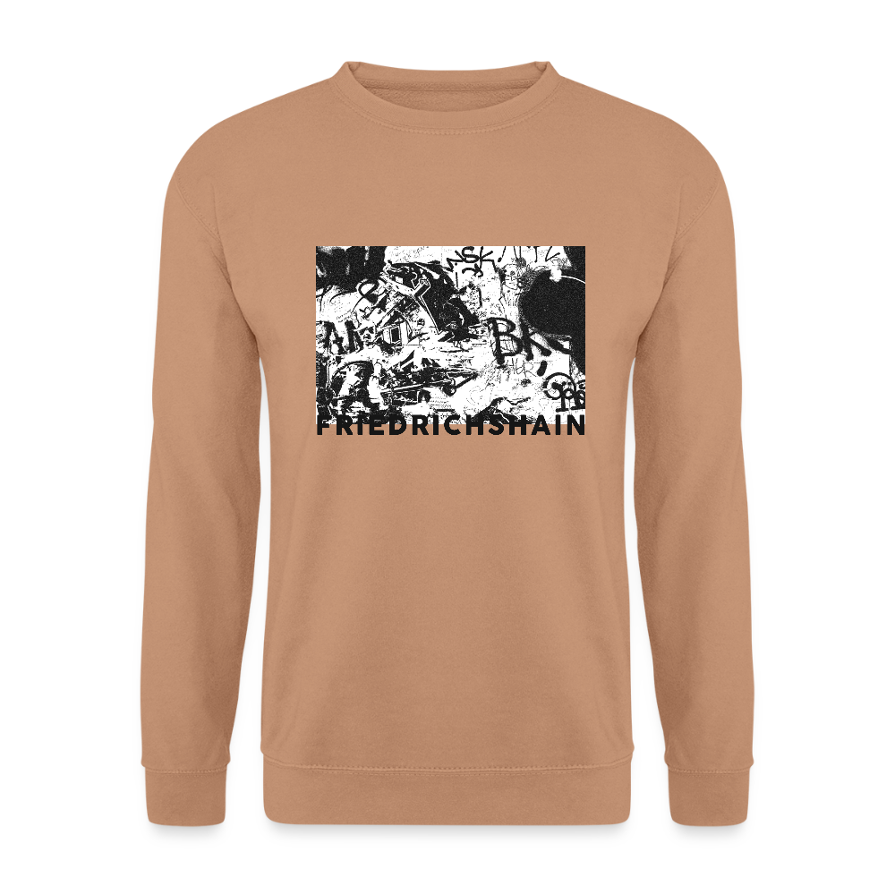 Friedrichshain Graffiti - Unisex Pullover - Mocca