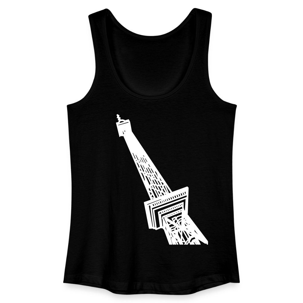 Der Funkturm - Frauen Bio Tank Top - Schwarz